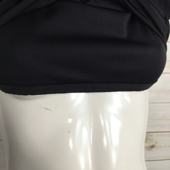 Eliza J Sheath Dress Black Off the shoulder Size 8 NWT - Picture 2 of 7